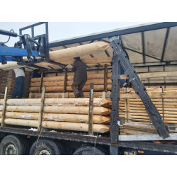 Raw cylindrical stake