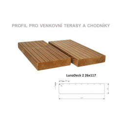 Terrace board 26x140